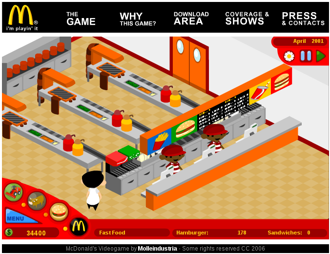 mcdonalds video game