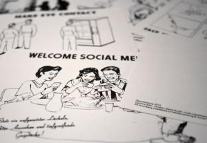 Postkarten zum Thema Social Media CC-by-sa ethify.org & snowden